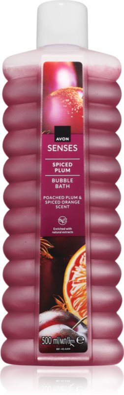 Avon Senses Spiced Plum spuma de baie 500 ml