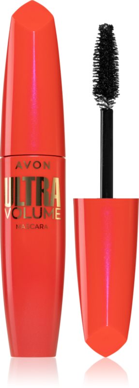 Avon Ultra Volume mascara pentru volum si curbare culoare Blackest Black 10 ml