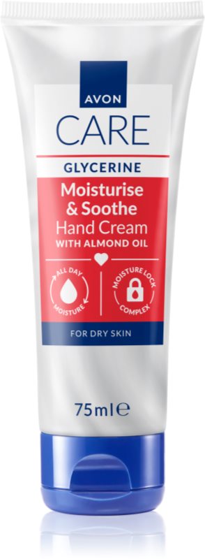Avon Care Glycerine cremă hidratantă pentru mâini și unghii cu glicerina 75 ml