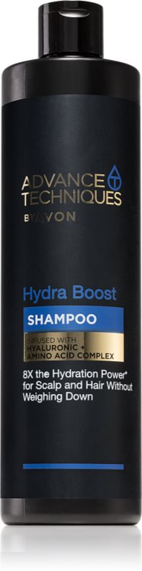 Avon Advance Techniques Hydra Boost sampon hidratant pentru par lipsit de vitalitate 400 ml