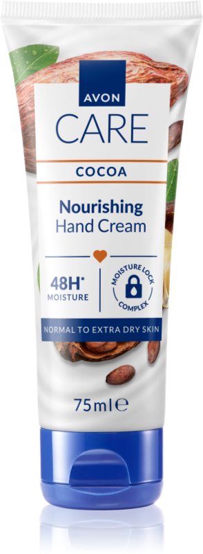 Avon Care Cocoa crema de maini hidratanta cu unt de cacao 75 ml