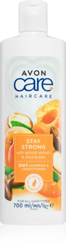 Avon Care Stay Strong sampon si balsam 2 in 1 petru par fragil si fara vlaga 700 ml