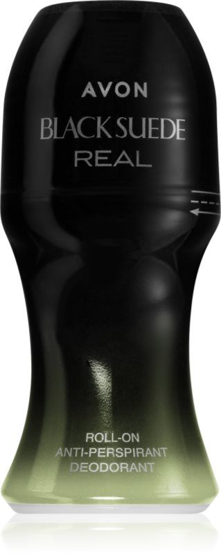 Avon Black Suede Real Deodorant roll-on pentru bărbați 50 ml