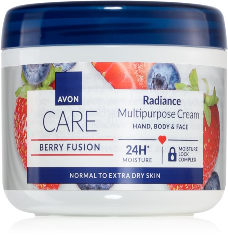 Avon Care Berry Fusion crema iluminatoare pentru fata si corp 400 ml