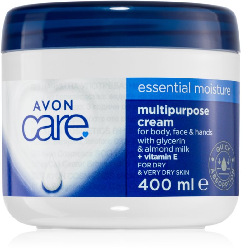Avon Care Essential Moisture Cremă multifuncțională pentru fata, maini si corp 400 ml