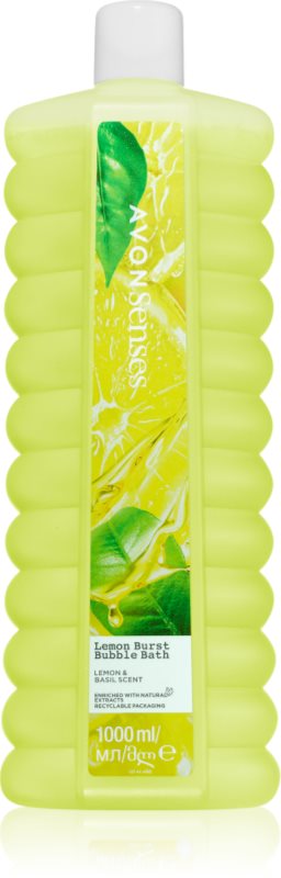 Avon Senses Lemon Burst spuma de baie 1000 ml
