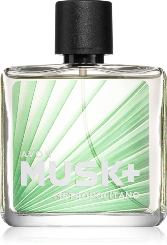 Avon Musk+ Metropolitano Eau de Toilette pentru bărbați 75 ml