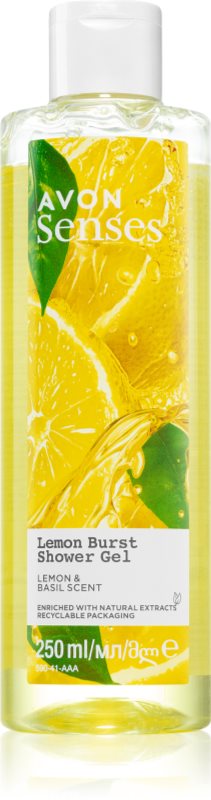Avon Senses Lemon Burst gel de dus revigorant