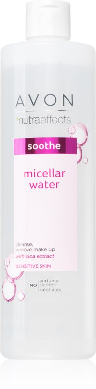 Avon Nutra Effects Soothe apa pentru curatare cu particule micele pentru piele sensibilă 400 ml