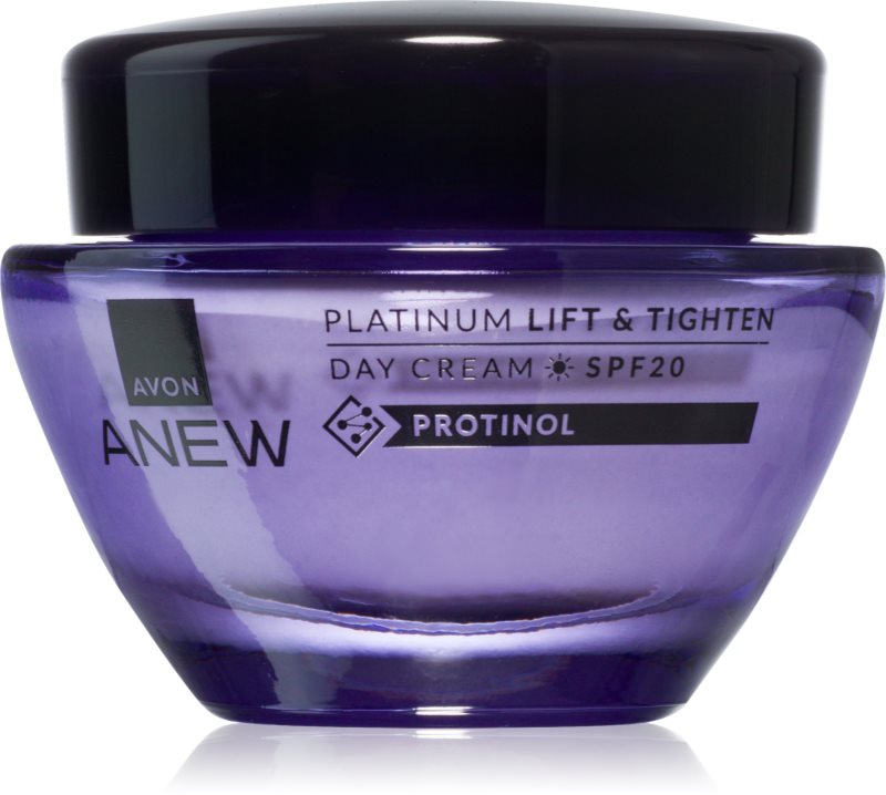 Avon Anew Platinum crema de zi cu efect lifting SPF 20 50 ml