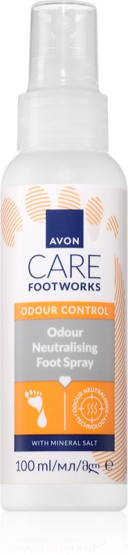 Avon Foot Works Odour Control deodorant pentru picioare 100 ml