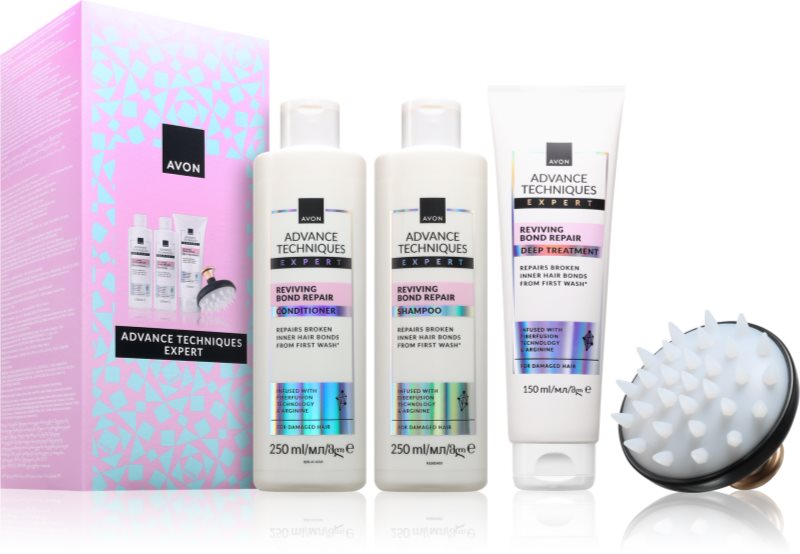 Avon Advance Techniques Expert Hair Care Giftset set cadou pentru păr pentru femei 4 buc