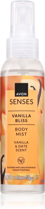 Avon Senses Vanilla Bliss spray pentru corp pentru femei 100 ml