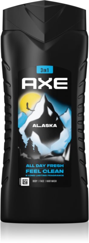 Axe Alaska gel de dus pentru față, corp și păr 400 ml
