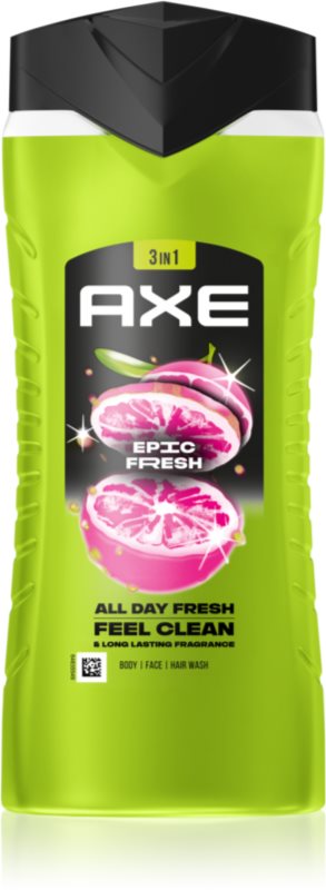 Axe Epic Fresh gel de dus pentru față, corp și păr
