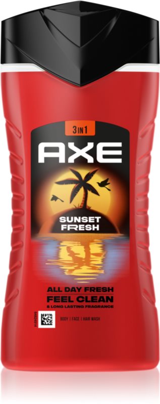 Axe Sunset Fresh gel de dus pentru față, corp și păr