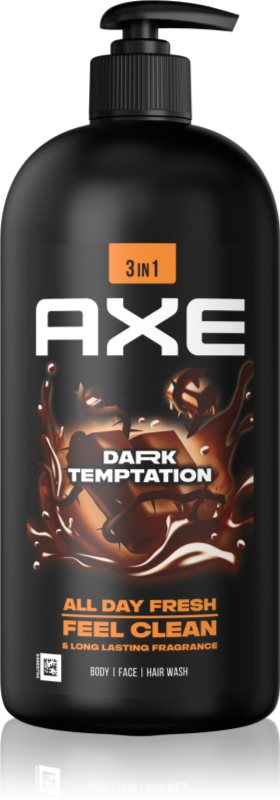 Axe Dark Temptation gel de duș pentru față, corp și păr