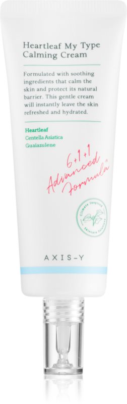 AXIS-Y 6+1+1 Advanced Formula Heartleaf My Type Calming Cream gel crema deschisa pentru a calma si intari pielea sensibila 60 ml