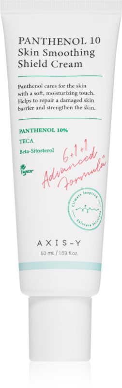 AXIS-Y 6+1+1 Advanced Formula Panthenol 10 Skin Smoothing Shield Cream crema hidratanta usoara reface bariera protectoare a pielii 50 ml