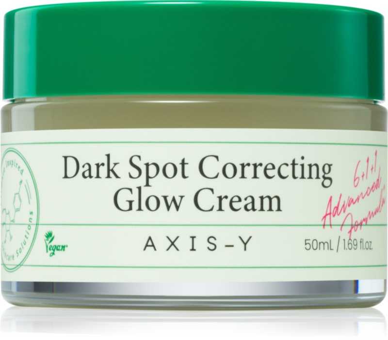 AXIS-Y 6+1+1 Advanced Formula Dark Spot Correcting Glow Cream gel crema hidratant pentru piele cu hiperpigmentare 50 ml
