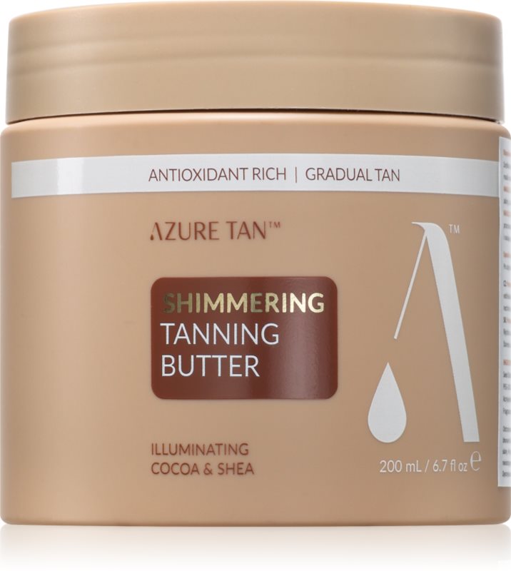 Azure Tan Shimmering balsam pentru tonifiere pentru corp cu particule stralucitoare 200 ml