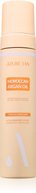 Azure Tan Maroccan Argan Oil spuma autobronzanta culoare Dark To Ultra Dark 200 ml