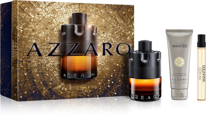 Azzaro The Most Wanted Parfum set cadou pentru bărbați