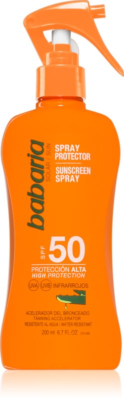 Babaria Sun Protective spray solar SPF 50 rezistent la apă 200 ml