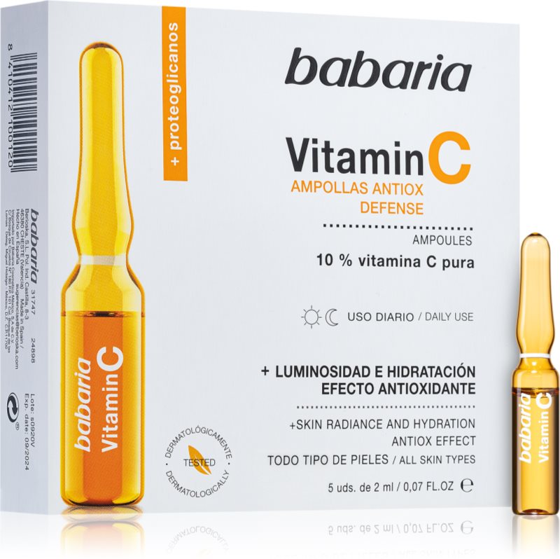 Babaria Vitamin C fiolă cu vitamina C 5 x 2 ml