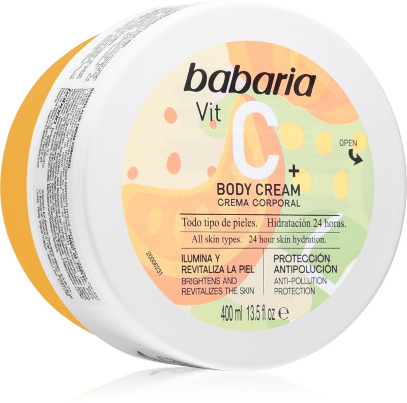Babaria Vitamin C crema de corp hidratanta pentru toate tipurile de piele 400 ml