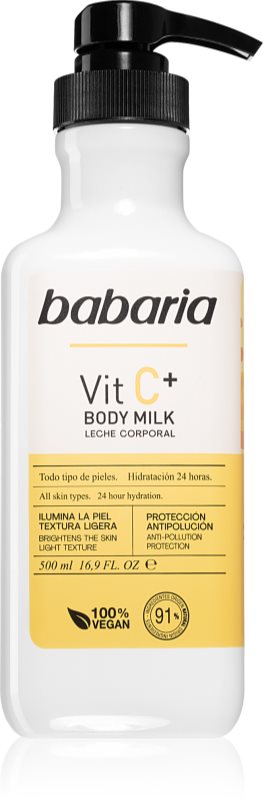 Babaria Vitamin C loțiune de corp hidratantă pentru toate tipurile de piele 500 ml