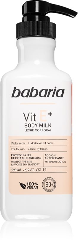 Babaria Vitamin E loțiune de corp hidratantă pentru piele uscata 500 ml