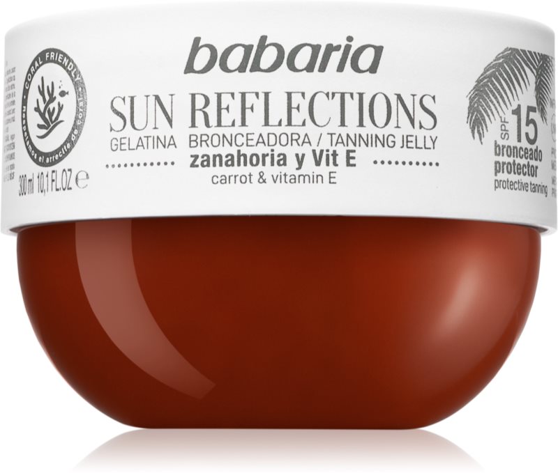 Babaria Tanning Jelly Sun Reflections gel protector SPF 15 300 ml