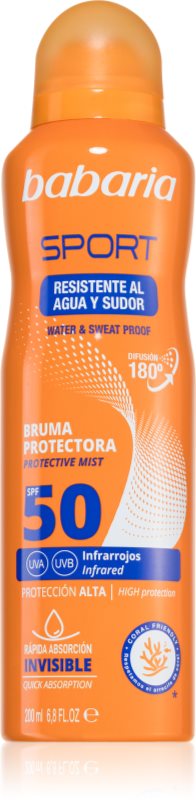 Babaria Sport spray protector pentru plajă SPF 50 200 ml