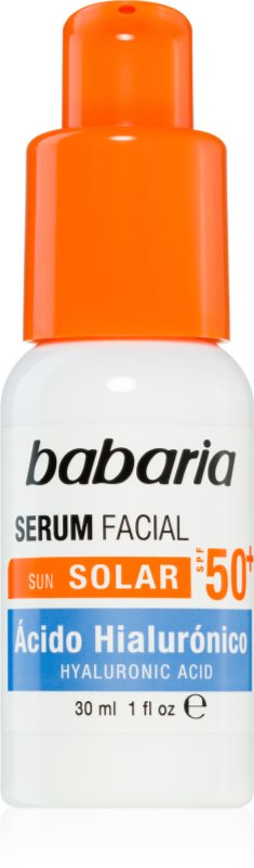 Babaria Sun Face ser hidratant cu o protectie UV ridicata SPF 50+ 30 ml