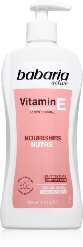 Babaria Vitamin E lotiune de corp hranitoare 400 ml