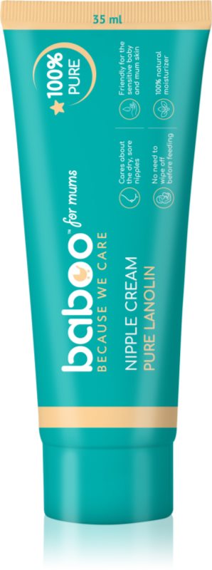 Baboo Nipple Cream Pure Lanolin unguent cu lanolină 35 ml