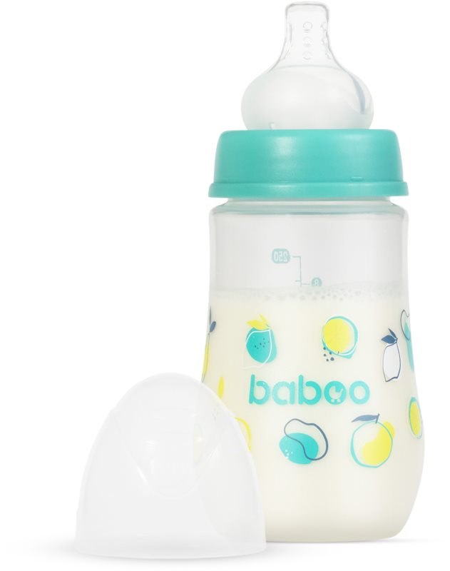 Baboo Anti-colic Feeding Bottle biberon anticolici Lagoon Fiesta, 3 m+ 250 ml