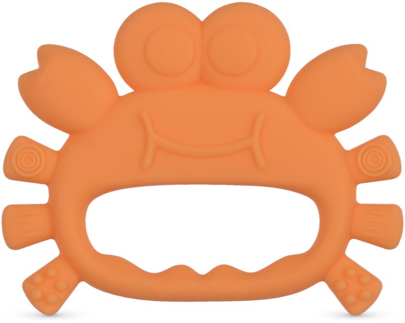 Baboo Silicone Teether jucărie pentru dentiție Crab, 4m+ 1 buc