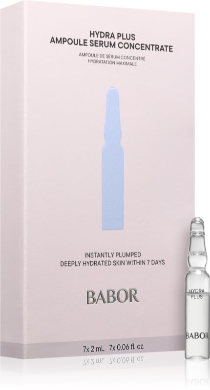 BABOR Ampoule Concentrates Hydra Plus ser concentrat pentru o hidratare intensa 7x2 ml