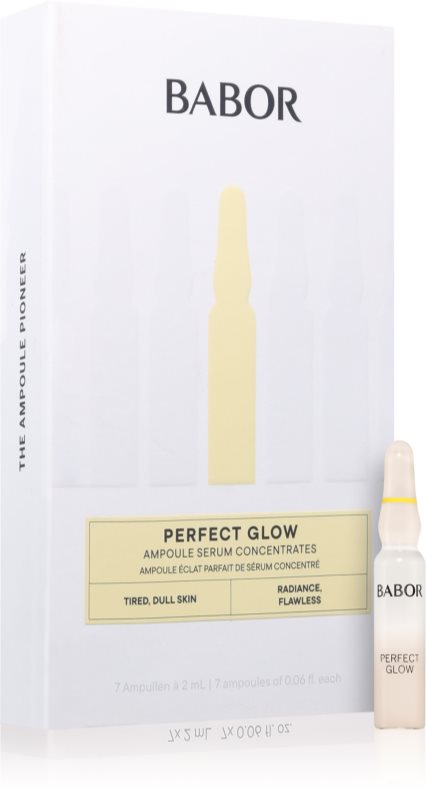 BABOR Ampoule Concentrates Perfect Glow ser concentrat pentru luminozitate si hidratare 7x2 ml