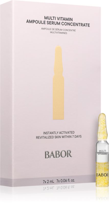 BABOR Ampoule Concentrates Multi Vitamin ser concentrat nutritie si hidratare 7x2 ml