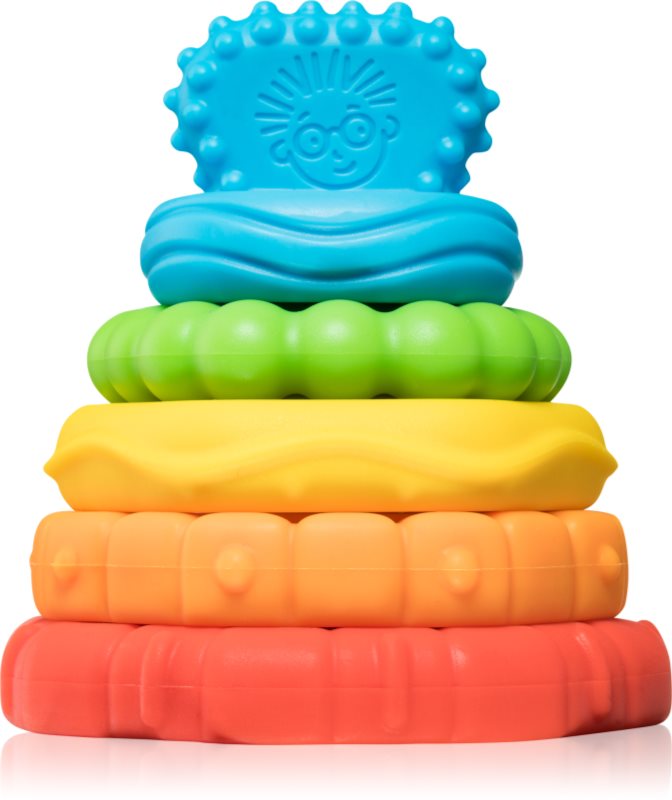 Baby Einstein Stack & Teethe™ jucărie pentru dentiție 2 in 1 0 m+ 1 buc