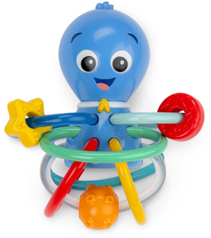 Baby Einstein Opus's Shake & Soothe Teether Toy & Rattle jucărie pentru dentiție cu zornăitoare 0 m+ 1 buc