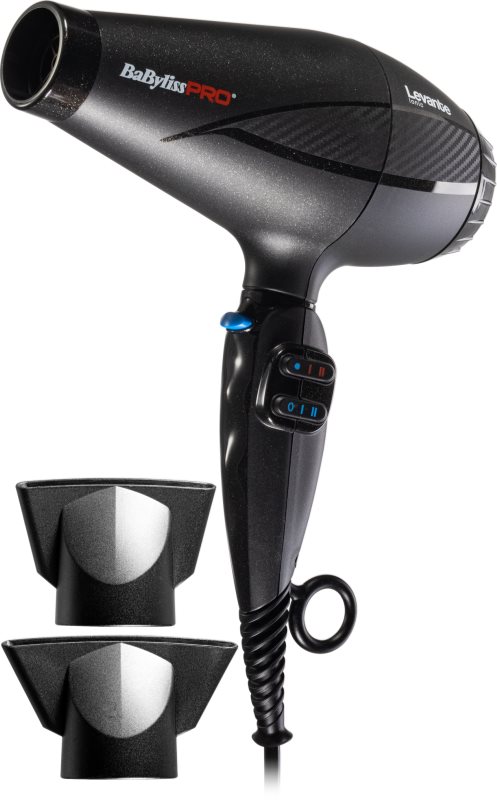 BaByliss PRO Dryers Levante 2100W Ionic uscator de par Black 1 buc