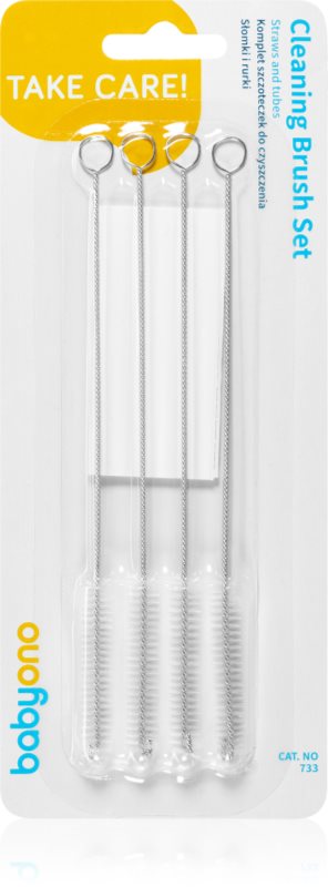 BabyOno Take Care Straws and Tubes Cleaning Brushes perie de curățare 4 buc