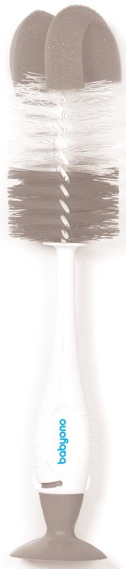 BabyOno Take Care Brush for Bottles and Teats perie de curățare 2 in 1