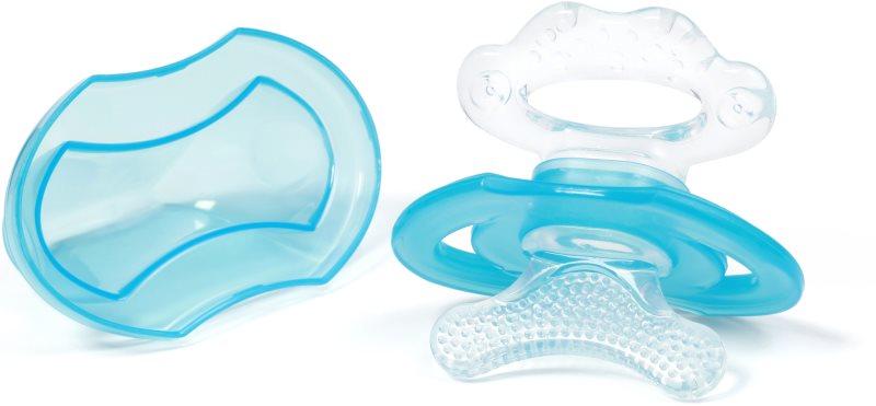 BabyOno Teether jucărie pentru dentiție 3m+ Blue 1 buc