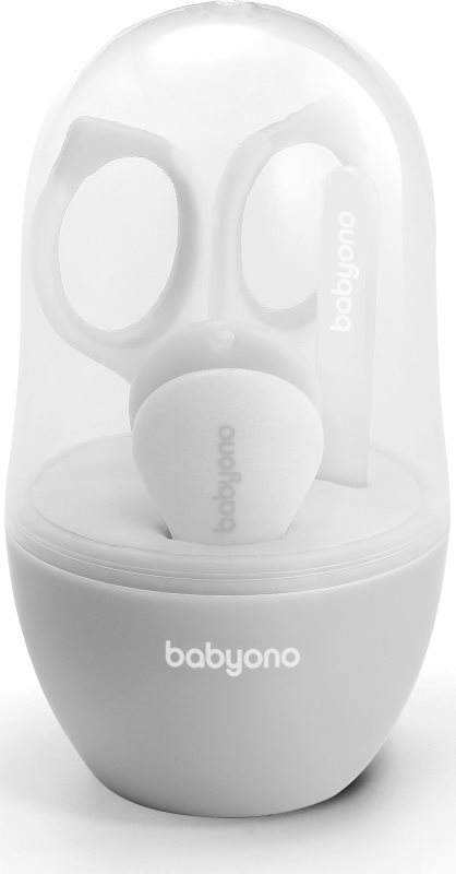 BabyOno Take Care Set de manichiură pentru copii Grey