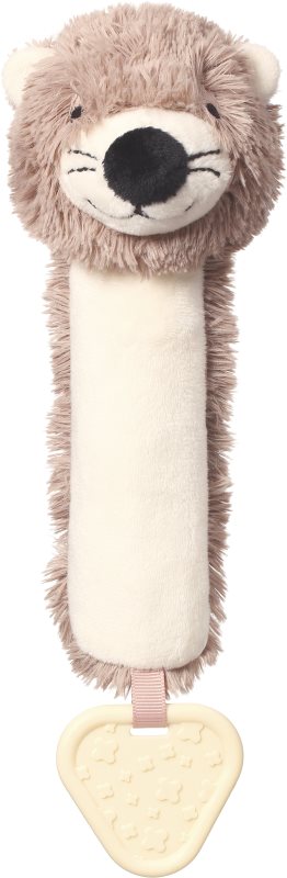 BabyOno Squeaky Toy with Teether jucărie fluierătoare pentru dentiție Otter Maggie 1 buc